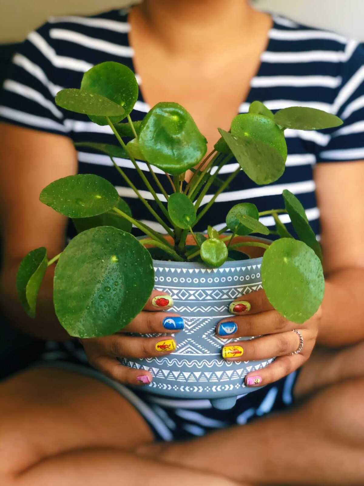 Reader Bree Dozmati holds her plant