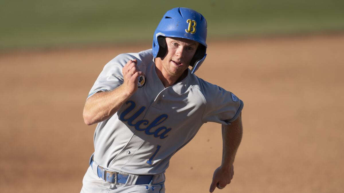 UCLA's Matt McLain was drafted 17th overall by the Cincinnati Reds on Sunday.