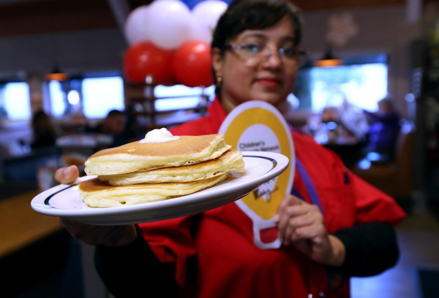 Photo Gallery: Free pancakes at IHOP