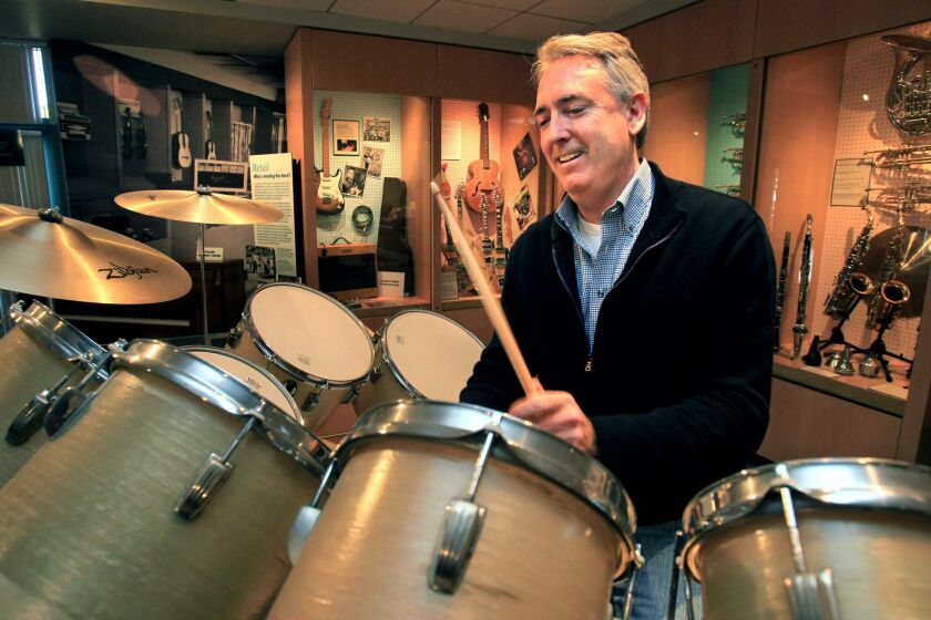 Joe Lamond, the President and CEO of the National Association of Music Merchants in Carlsbad, keeps a snappy beat at the nonprofit NAMM's Museum of Making Music -- and across the ever-growing world of musical instruments and technology.