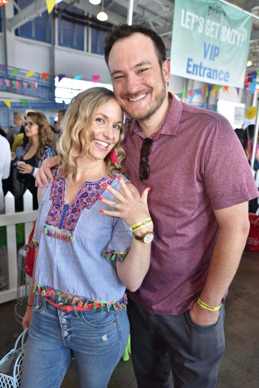 Leslie Hackett and her husband pose at PACIFIC's Margarita Festival on June 1, 2019.