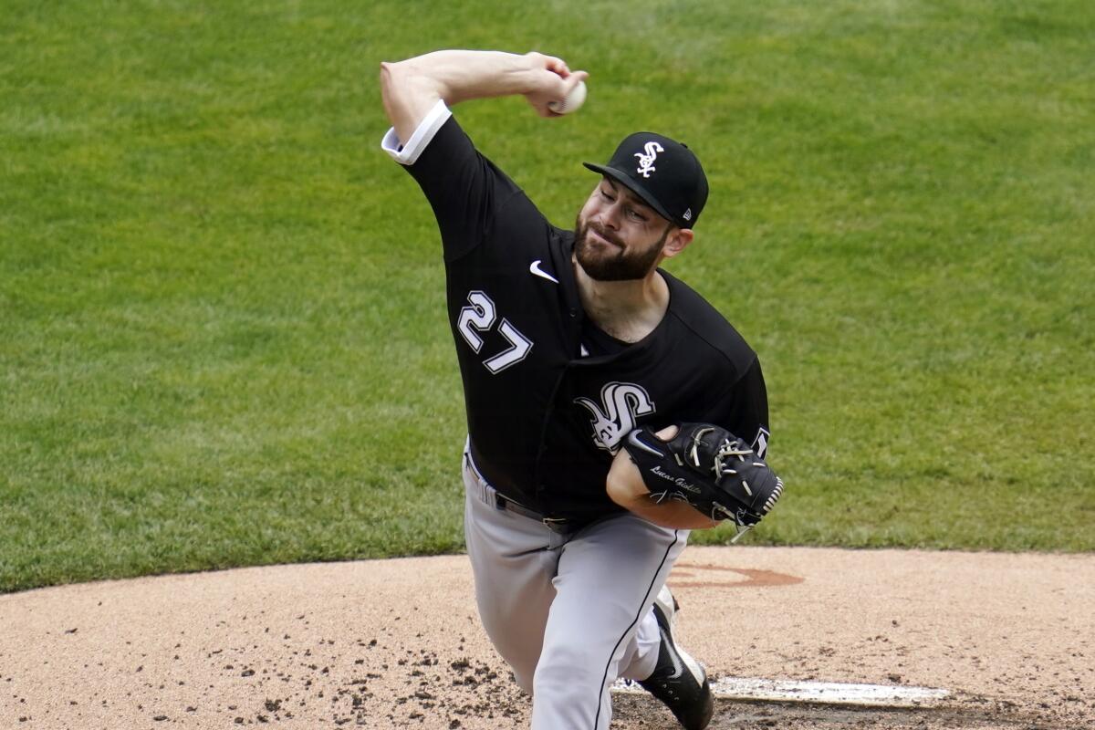 Lucas Giolito, White Sox bullpen allow one hit in series-tying win