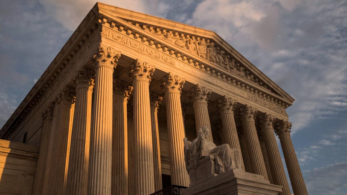 The Supreme Court in Washington on Oct. 10.