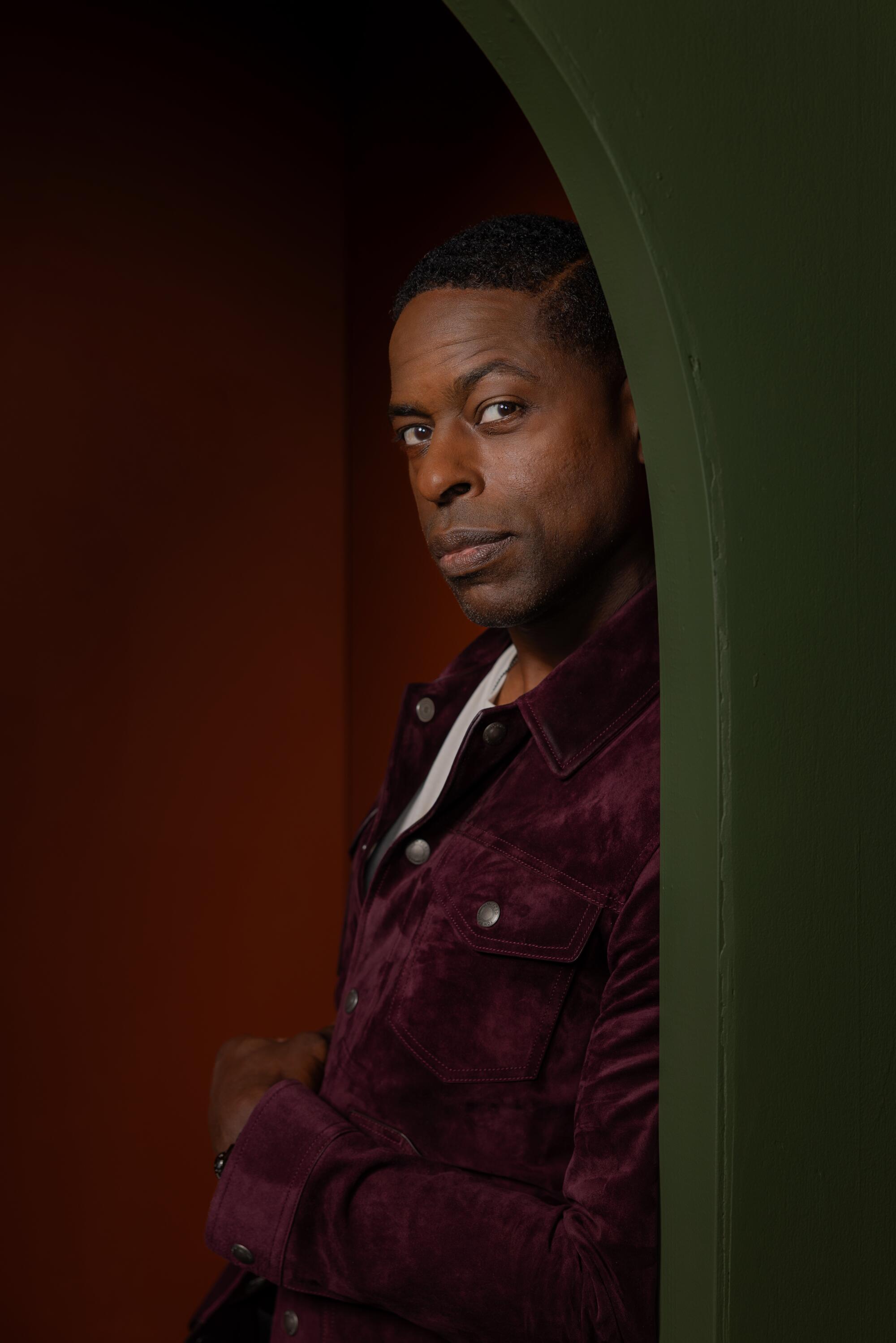 Actor Sterling K Brown poses for the L.A. Times Emmy Drama Roundtable