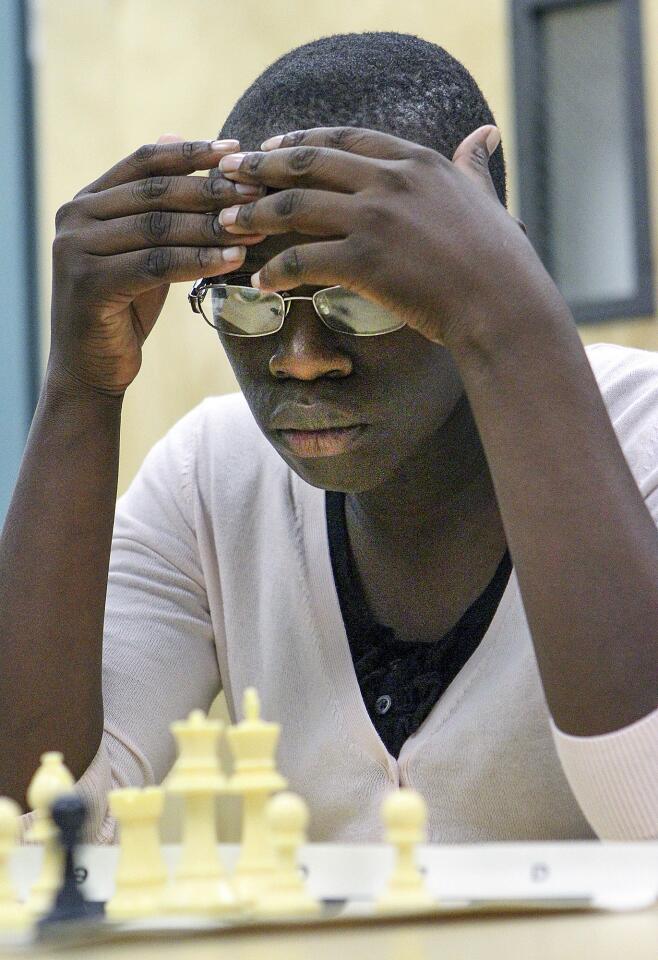 Photo Gallery: Ugandan chess champion Phiona Mutesi visits Clark Magnet