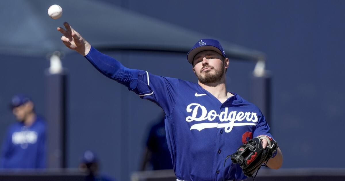 Gavin Lux reports to Dodgers' camp – Daily News