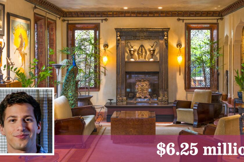 The "Saturday Night Live" star paid $6.25 million for the Hollywood Hills property once lived in by Charlie Chaplin and Mary Astor.