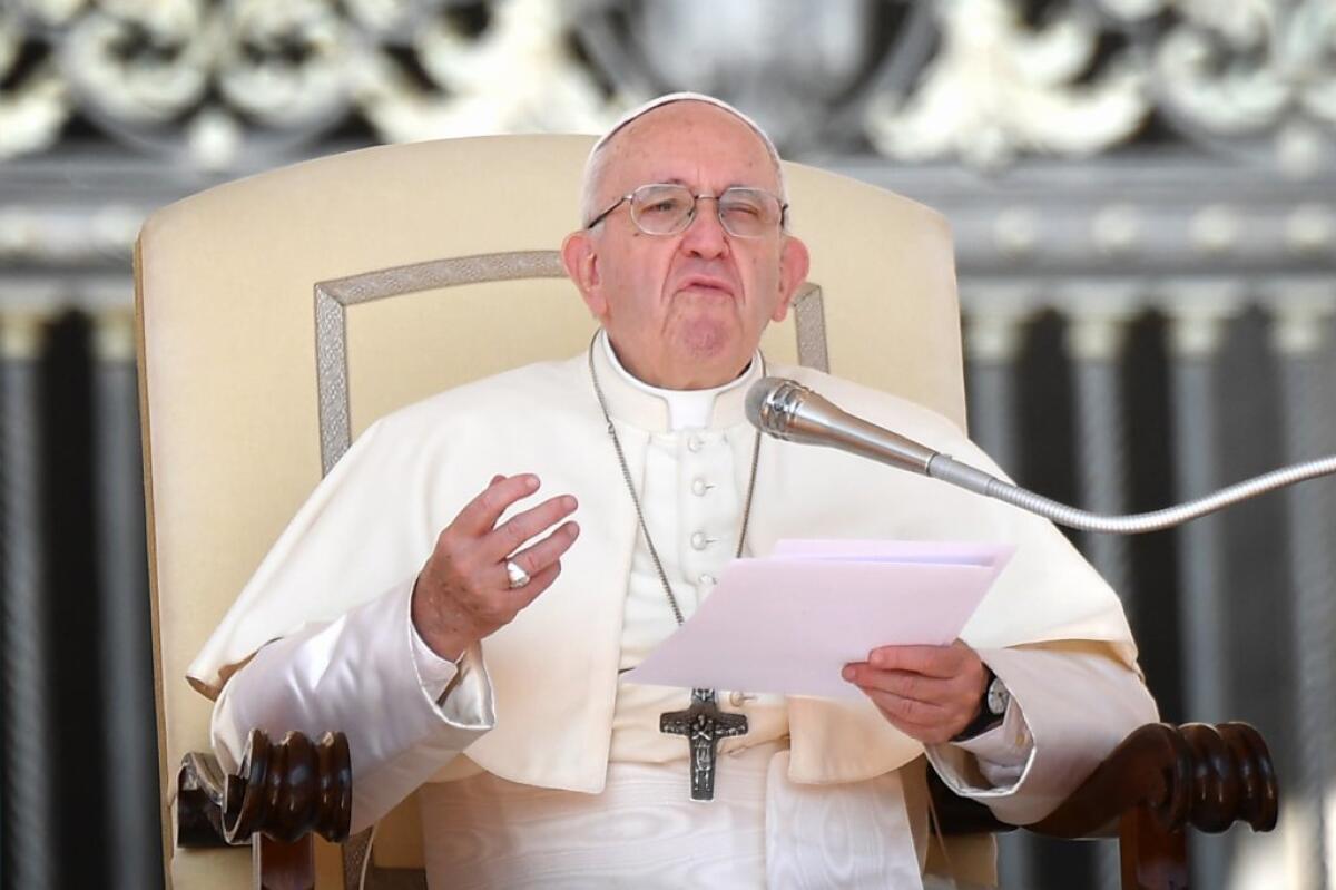 Pope Francis warned that the devil has "got it in for the bishops."
