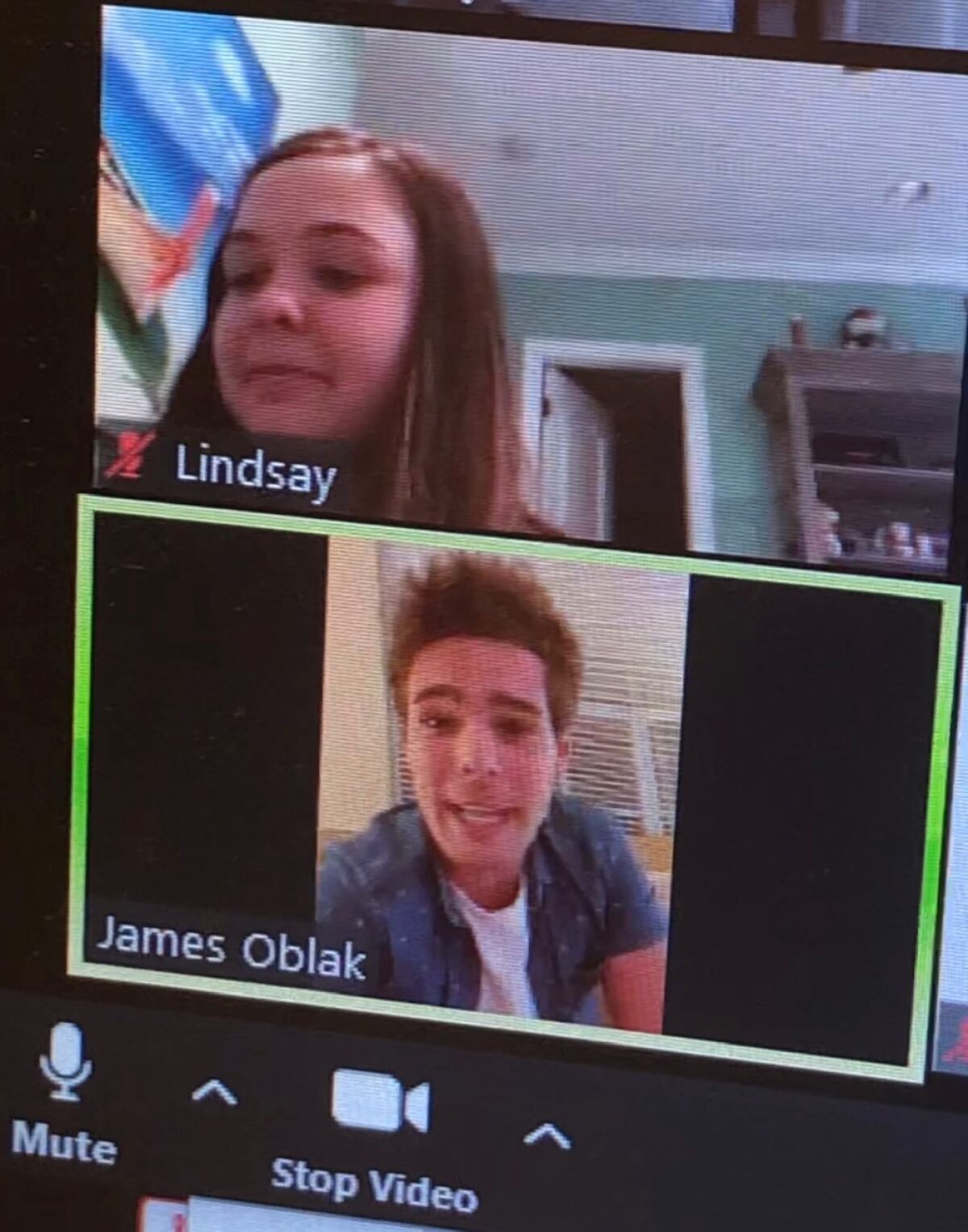 “Mamma Mia” castmates performing during their virtual rehearsals.