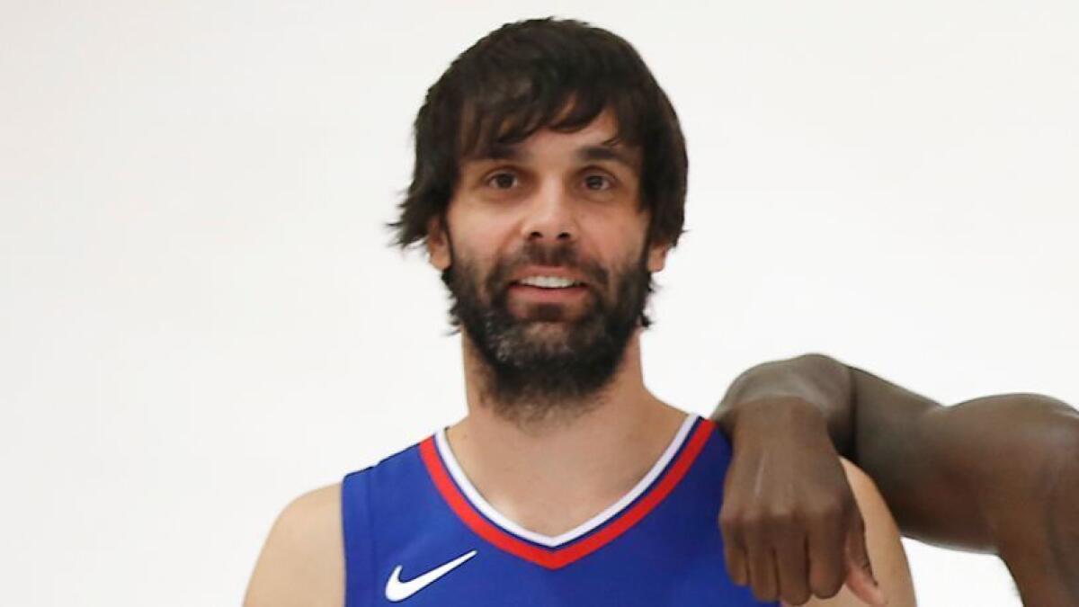 Injured Clippers guard Milos Teodosic was scheduled to practice with the team Friday.