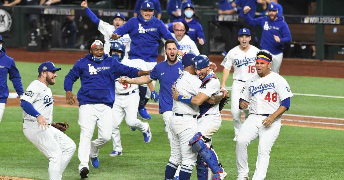 Photos: Dodgers defeat Rays to capture World Series title - Los Angeles Times