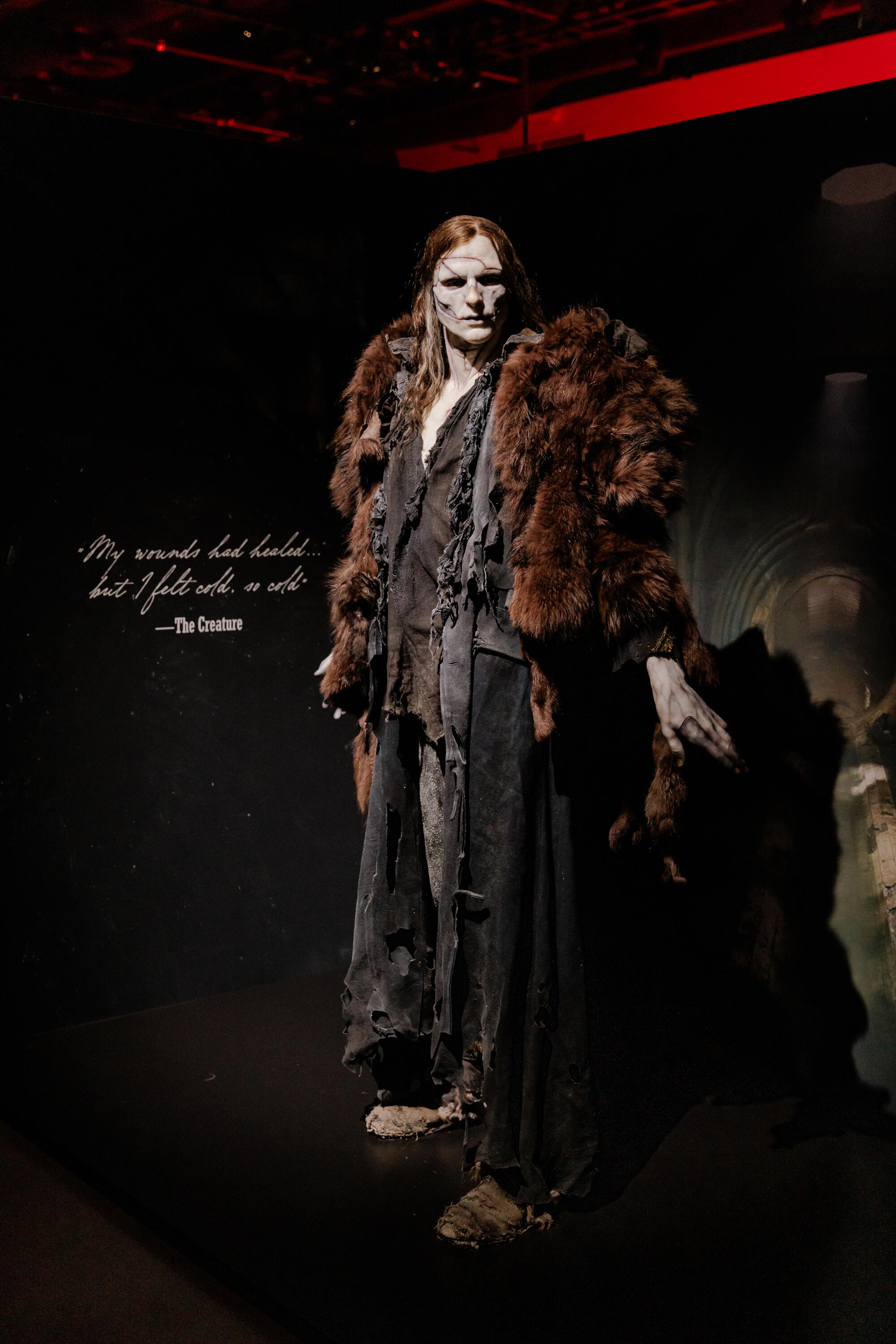 El Monstruo, representado en la exhibición.