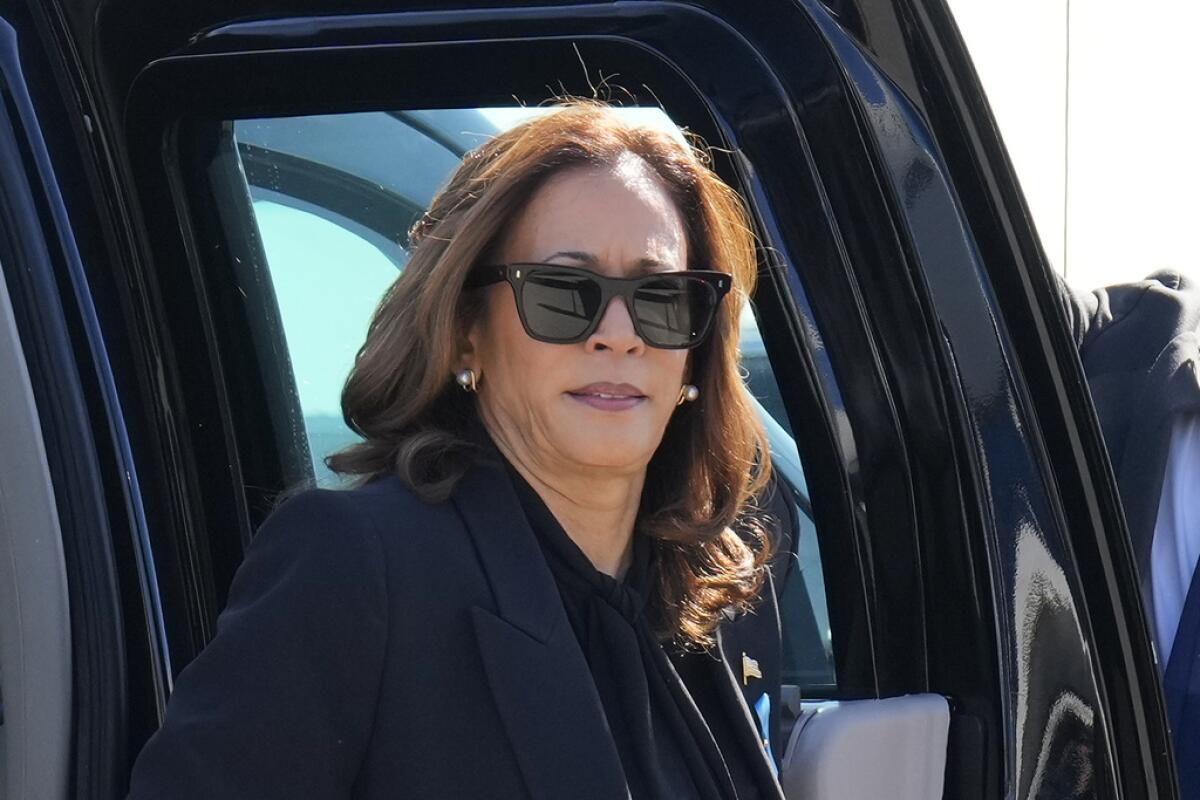 La candidata presidencial demócrata,