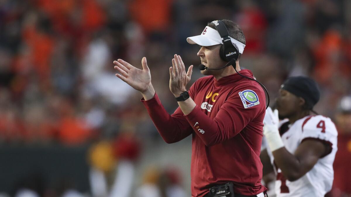 List of transfers pouring into USC to play for Lincoln Riley - Los Angeles  Times