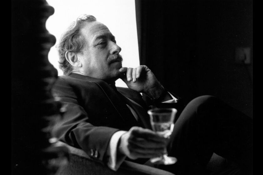 Tennessee Williams reclines in 1970.