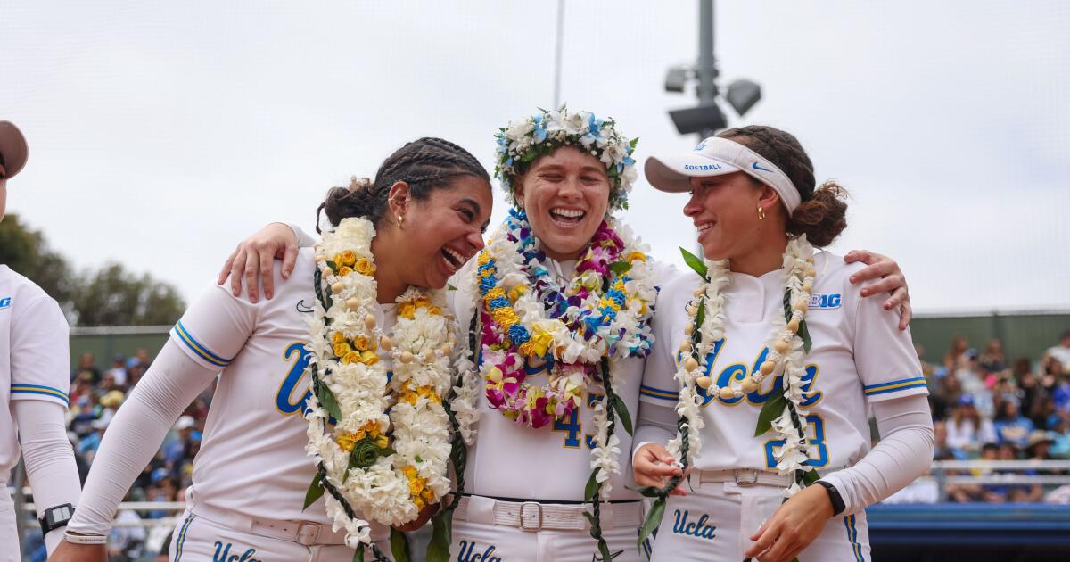 Le duo de softball de l’UCLA, Megan Grant et Jordan Woolery, a battu des records
