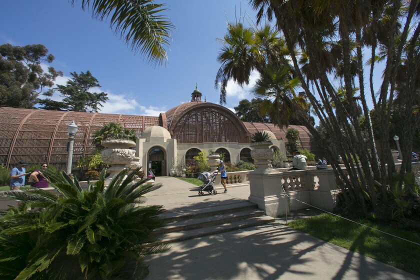 The Botanical building in Balboa Park.