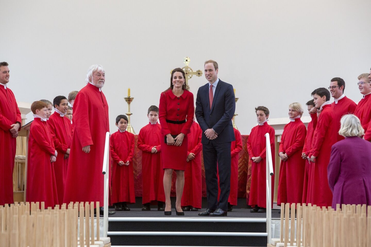 The duke and duchess meet the public in Latimer Square Gardens in Christchurch, New Zealand.