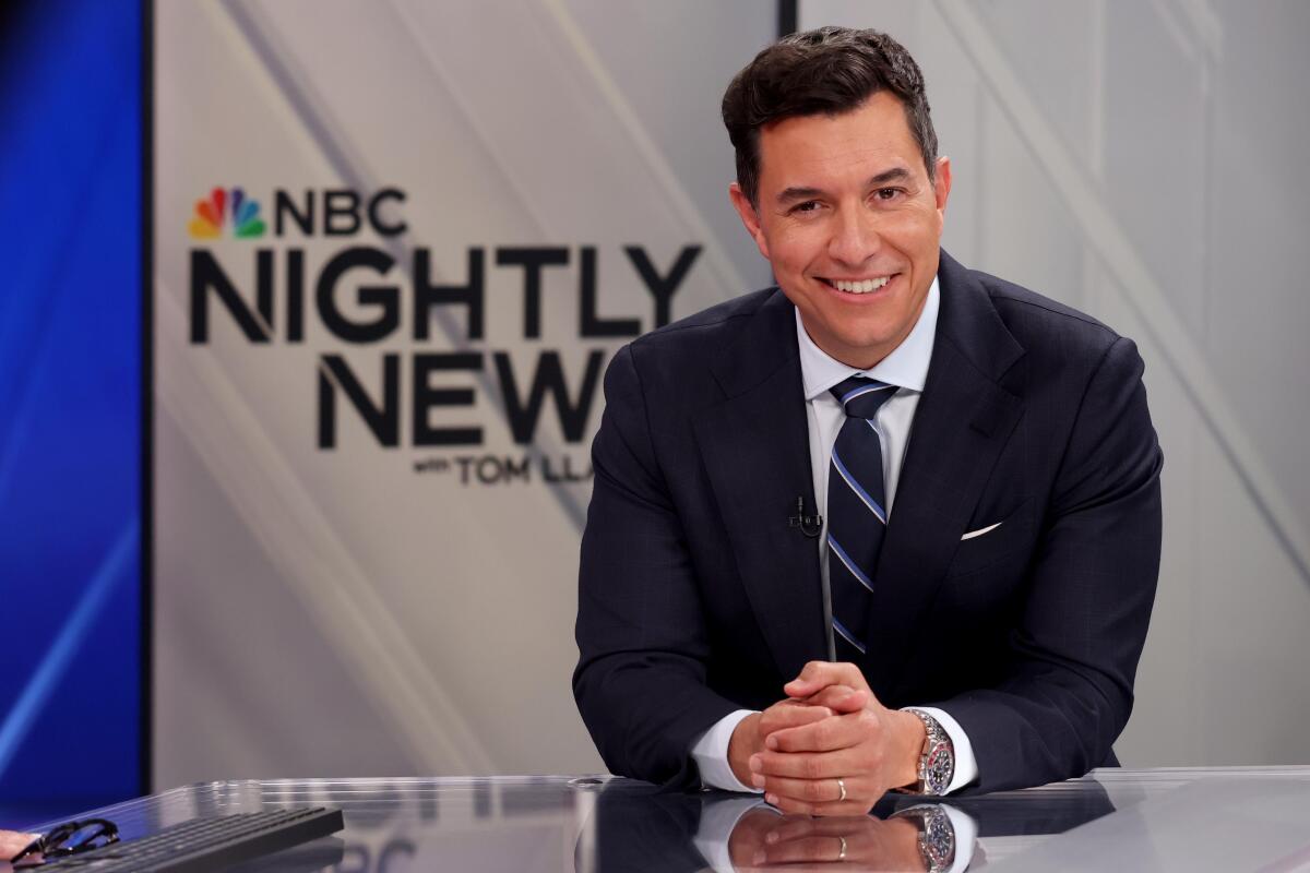 "NBC Nightly News" anchor Tom Llamas