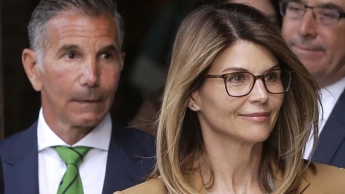 J. Mossimo Giannulli and Lori Loughlin are charged in the college admissions scandal.