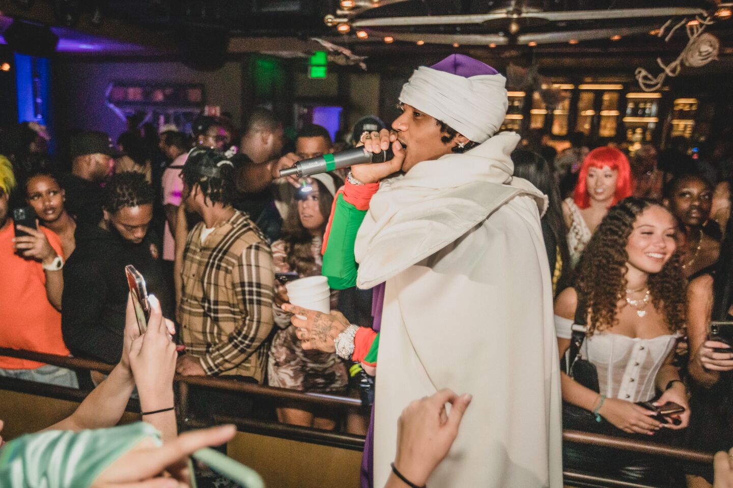 Grammy-nominated rapper Swae Lee put on a show for the crowd at Oxford Social Club on Halloween night, Oct. 31, 2021.