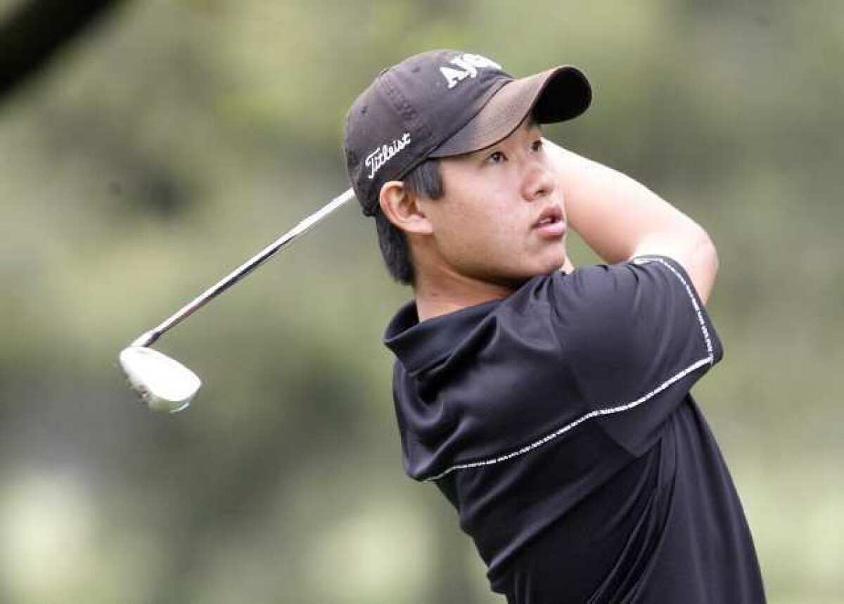 ARCHIVE PHOTO: Collin Morikawa and the La Cañada High boys' golf team has state hopes for 2013.