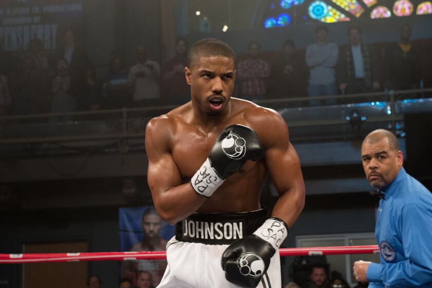 Michael B. Jordan as Adonis Johnson in Metro-Goldwyn-Mayer Pictures', Warner Bros. Pictures' and New Line Cinema's drama "Creed."