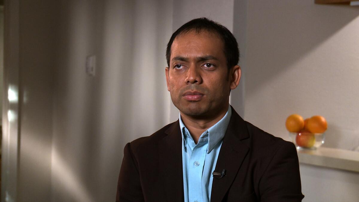 Rais Bhuiyan in the documentary "An Eye for an Eye."