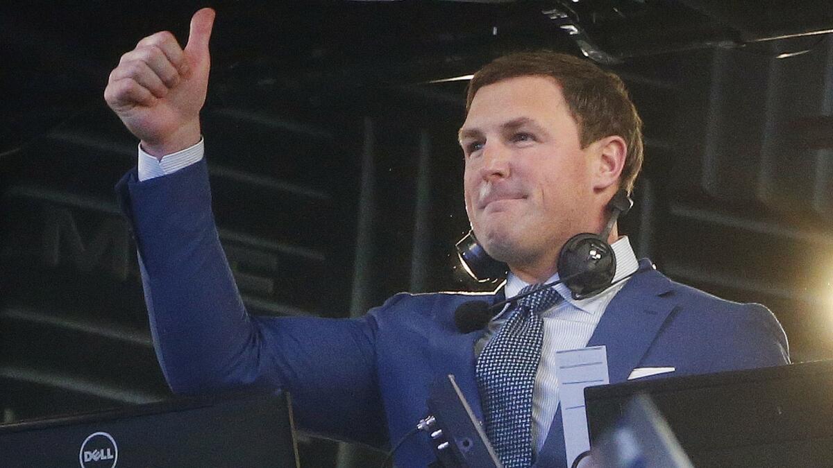 Jason Witten is recognized by the Dallas Cowboys before the first half of a game against Tennessee on Nov. 5.