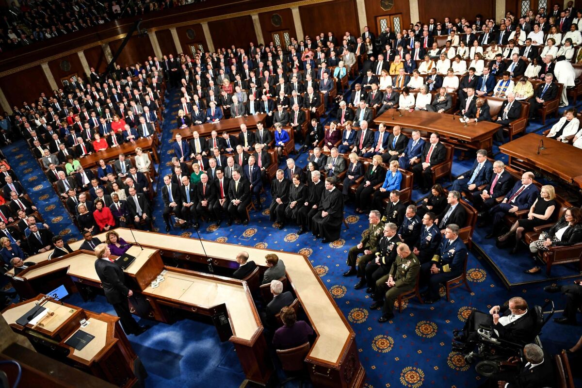 President Trump delivered his second State of the Union address to a Joint Session of Congress on Feb. 5, 2019.