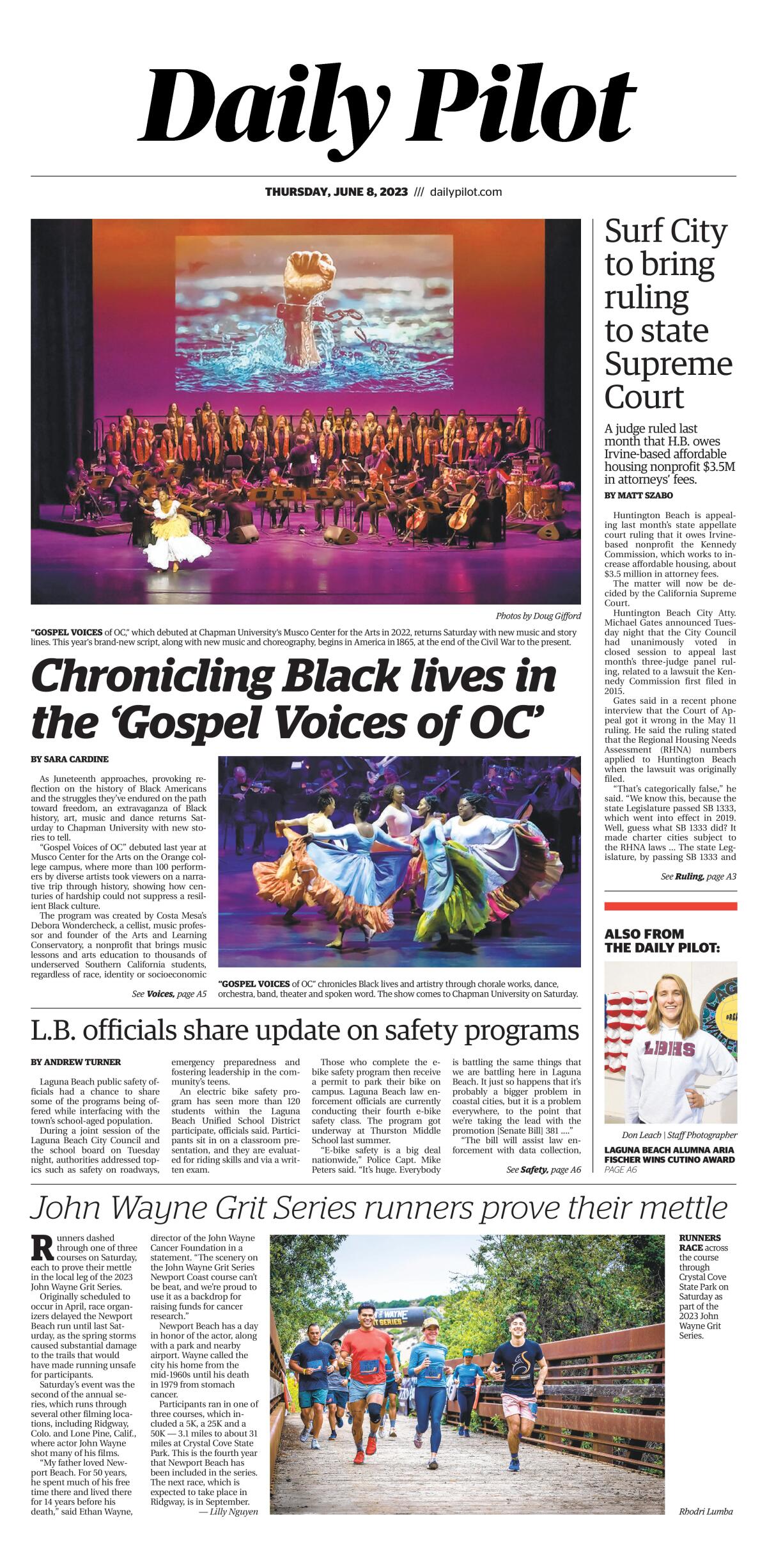 Daily Pilot e-newspaper: Thursday, June 8, 2023 - Los Angeles Times
