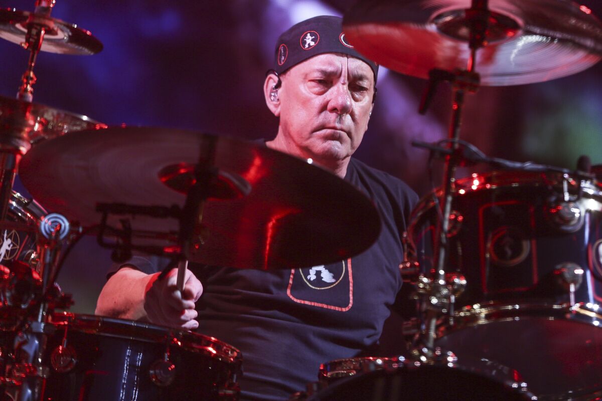 Neil Peart, for influential rockers Rush, dead at 67 - The San Diego Union-Tribune