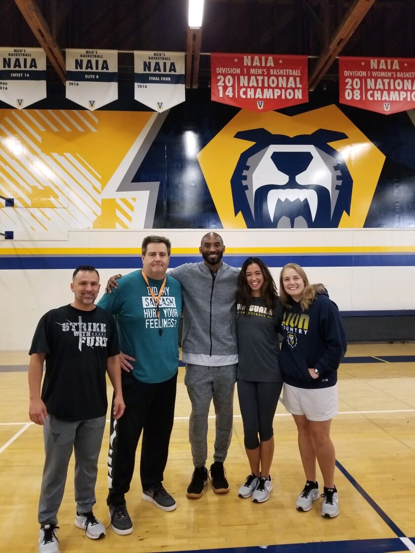 Vanguard University Practice Home Of Kobe Bryant S Club Team