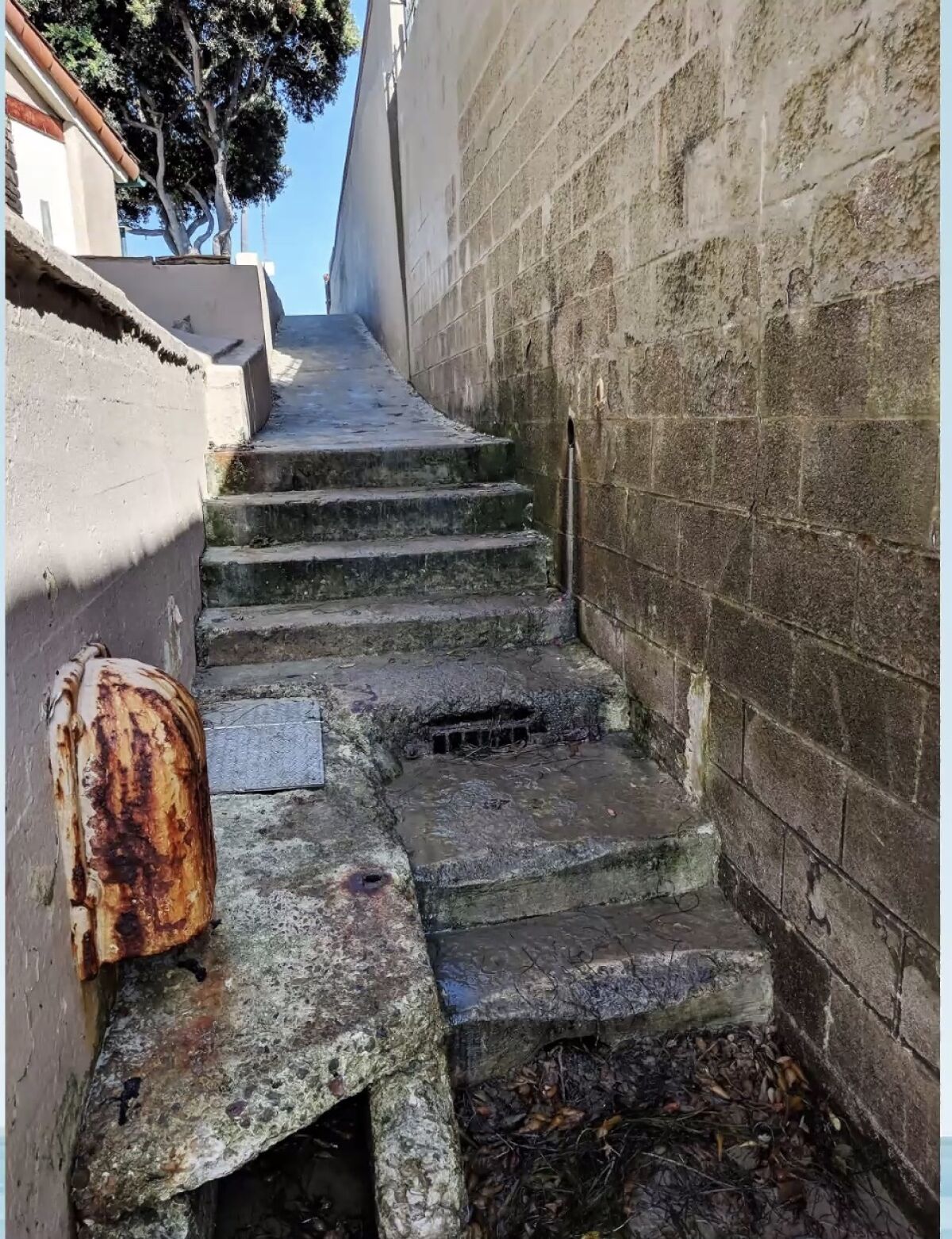 A new handrail and stairs are proposed for the beach accessway next to The Marine Room in La Jolla Shores.