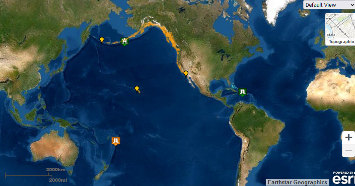 Tsunami warning issued for California coast;  The beaches are closed and big waves are expected