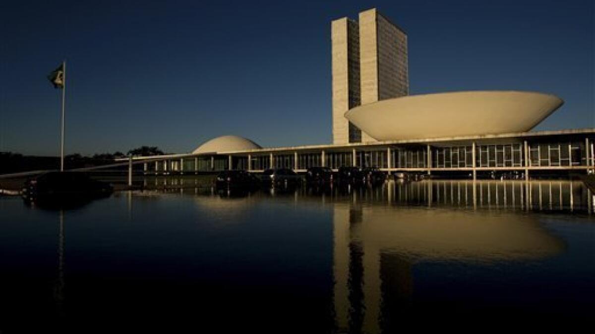 Schroeder, Brazil - Circa December 2022: City hall building of
