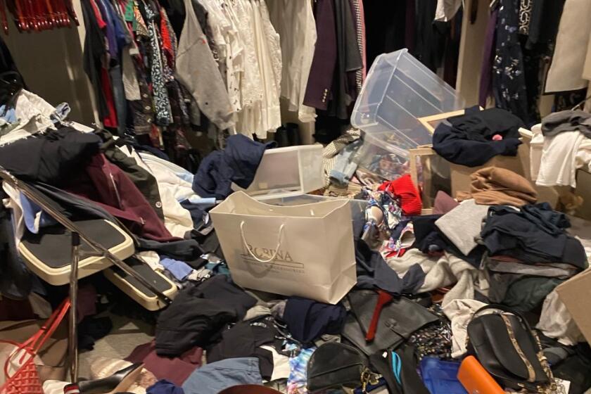 Burglars left this mess when they hit a Muirlands Drive home on Dec. 4 stealing jewelry, watches, purses and other valuables.