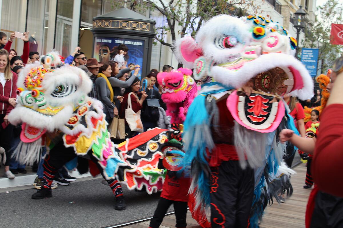 The 2020 Lunar New Year celebration at the Americana at Brand brought out the dragons, known to symbolize wisdom, power, wealth and good fortune.