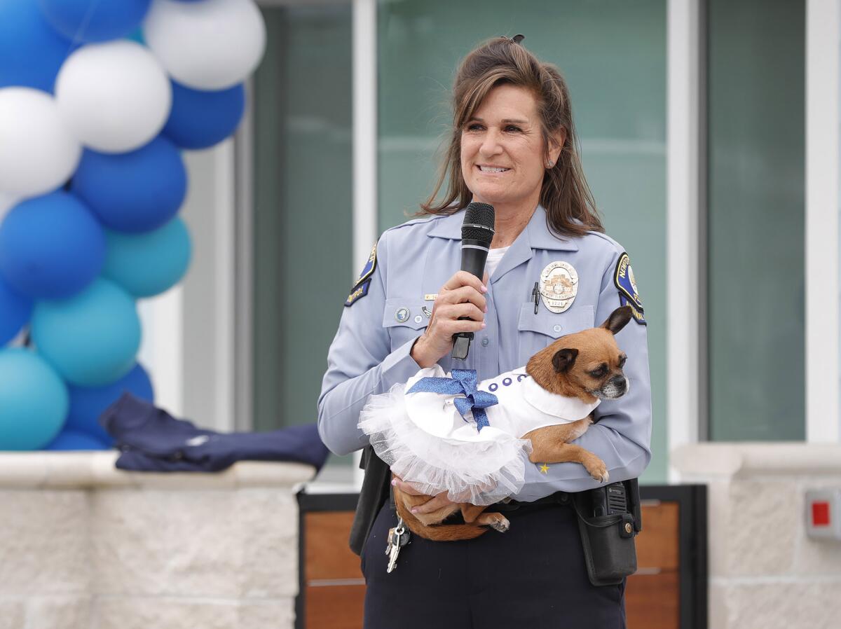 Animal Control Supervisor Valerie Schomburg of the Newport Beach Police Department.