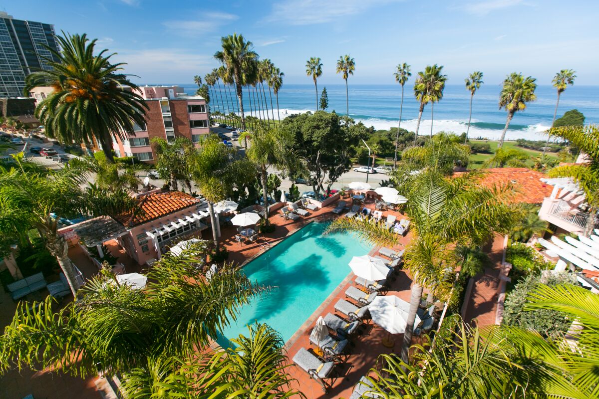 The La Valencia Hotel will begin its “Poolside Movie Series” on Wednesday, July 19, in La Jolla.
