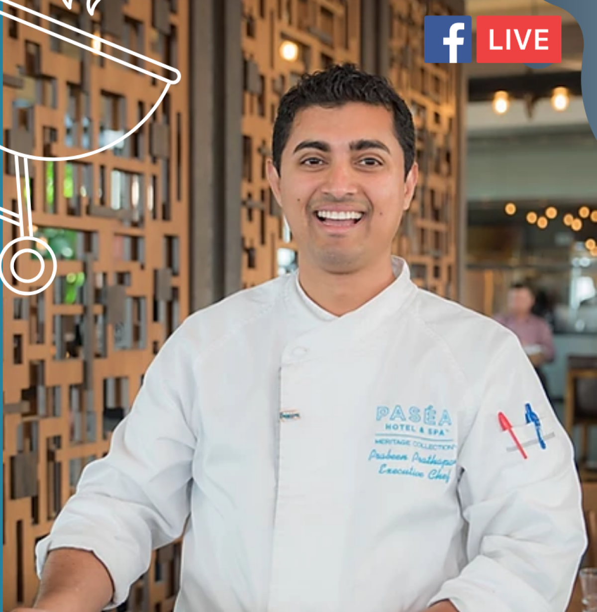 Chef Prabeen Prathapan of Pasea Hotel & Spa will host a virtual cooking class on how to grill the best steak for summer.