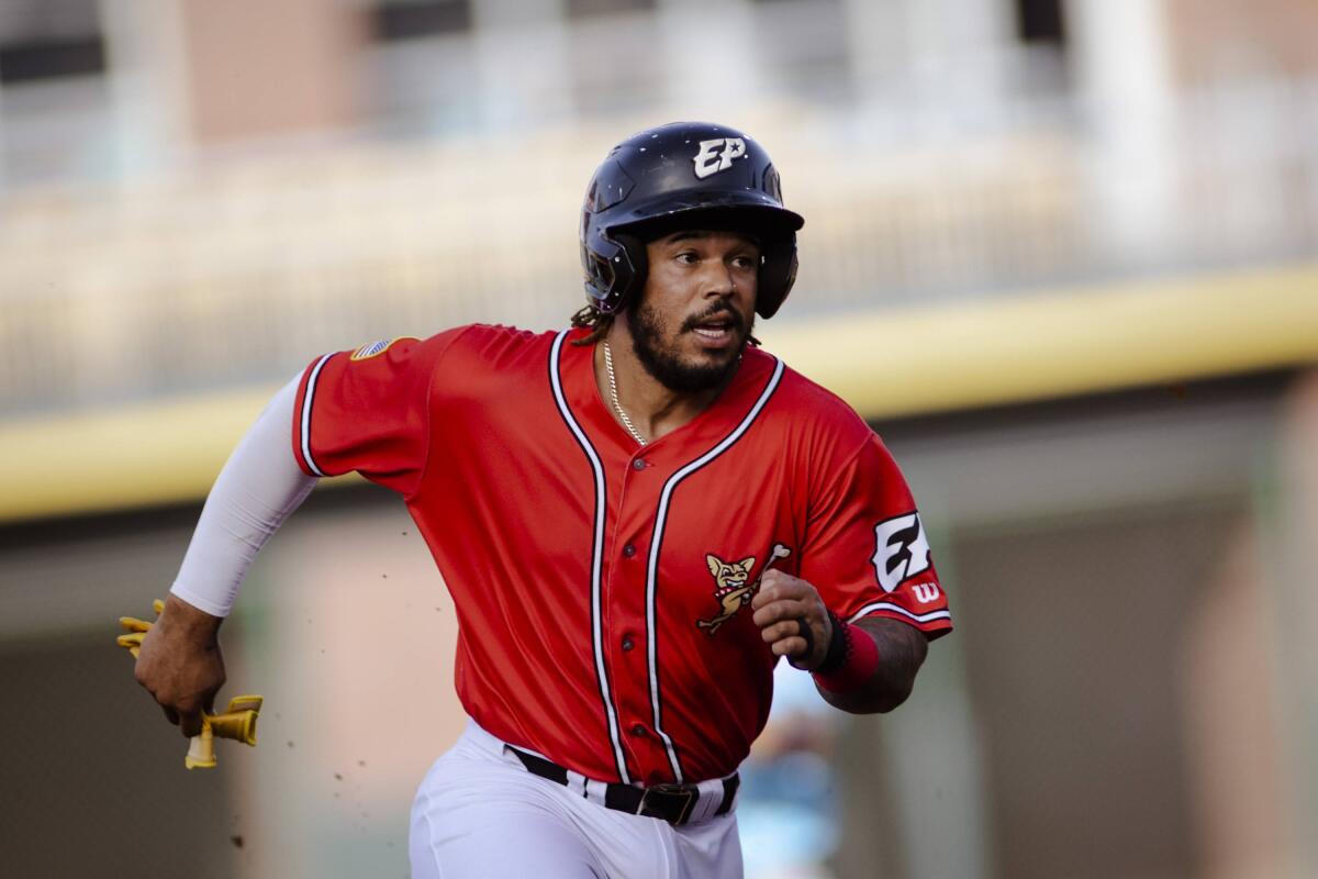 Padres catching prospect Luis Campusano opened the 2022 season at Triple-A El Paso.