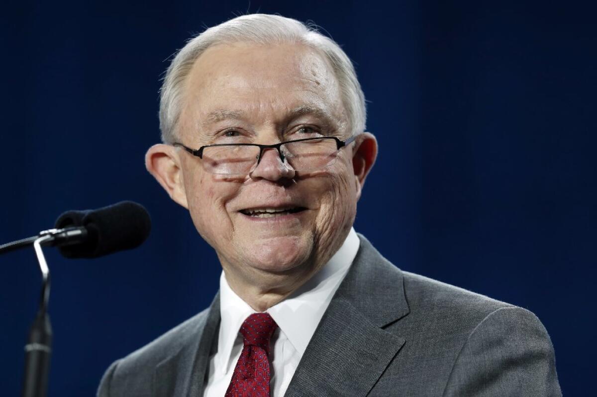 Atty. Gen. Jeff Sessions has talked of reviewing policies on obtaining information from journalists.
