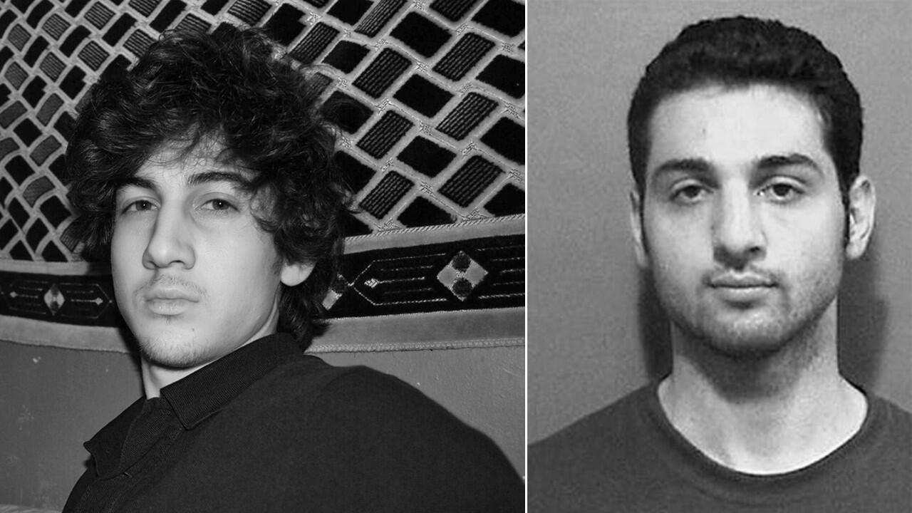 Dzhokhar Tsarnaev, left, seen in an image from a Russian social media site, once listed his goals as "career and money." His elder brother, Tamerlan, right, told a newspaper in 2004: "I like the U.S.A. ... America has a lot of jobs. That's something Russia doesn't have."