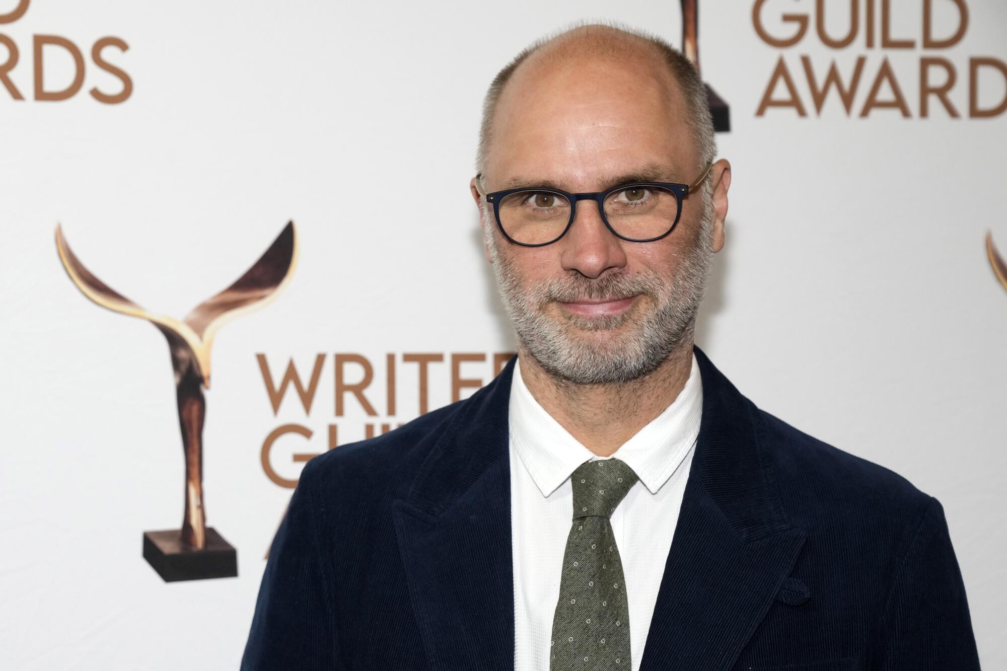 Jesse Armstrong at the 2024 Writers Guild Awards.