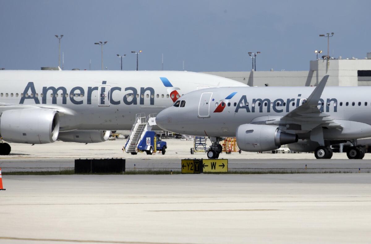 American Airlines outlined plans to cut back on flying.