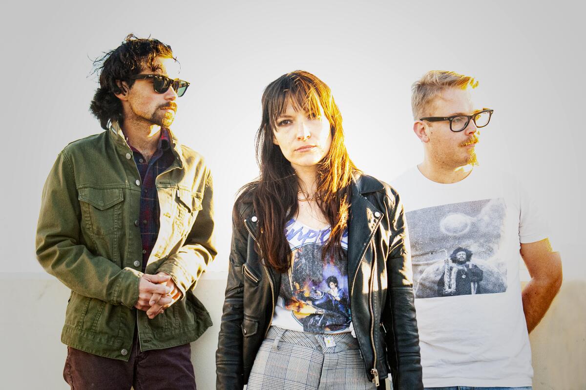 Aimee Jacobs (center) formed Belladon in 2017. She met the rest of her current bandmates through San Diego Music and Art Cooperative.