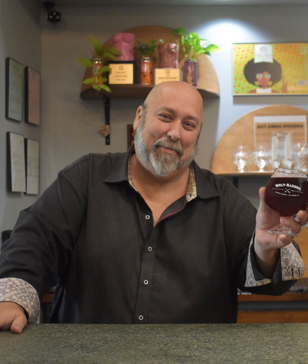 Bill Sysak, co-founder and CEO of San Marcos’ Wild Barrel Brewing.