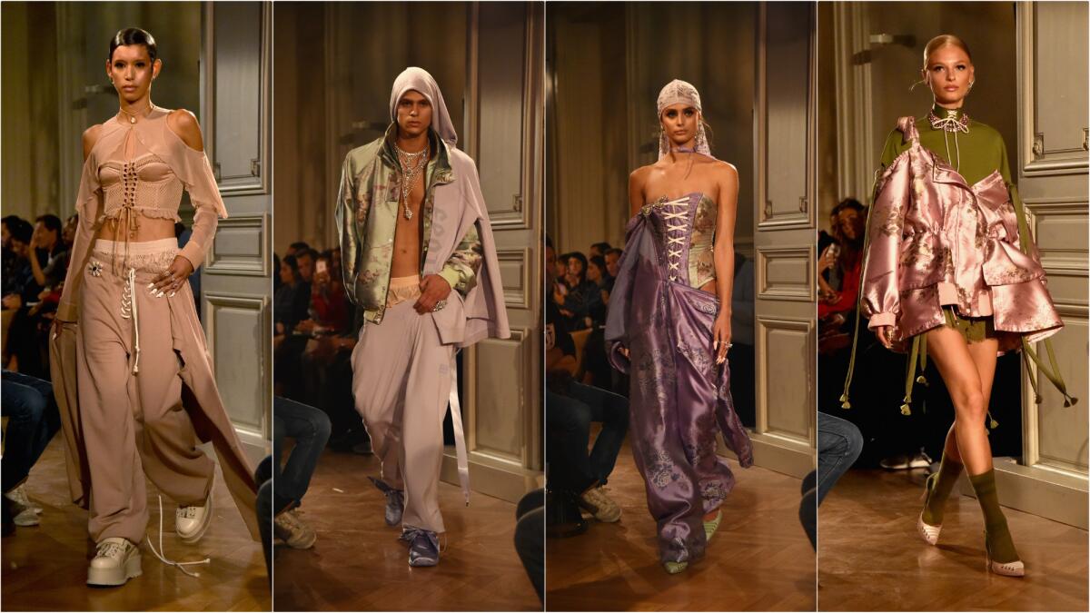 Looks from the Spring/Summer 2017 Fenty Puma by Rihanna collection presented Sept. 28 during Paris Fashion Week