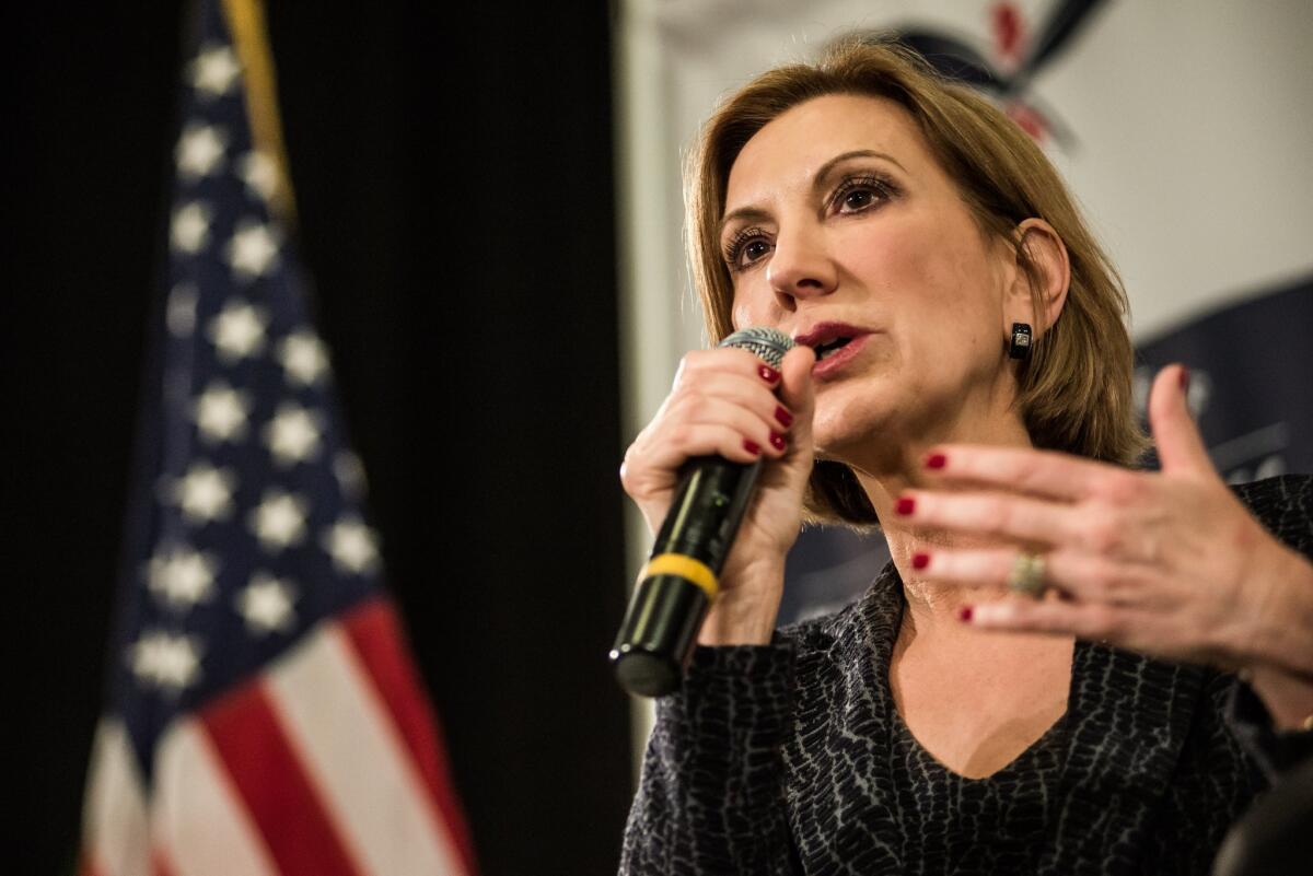As she rises in the polls, Republican Carly Fiorina's record has come under closer scrutiny. Some conservative critics have begun questioning the presidential hopeful's fealty to their principles.